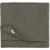 LINEN & COTTON Tovaglia, Copritavolo Hygge - Grigio Scuro, 100x100 cm | 100% Lino, Tovaglia In Tessuto Quadrata Lavabile, Per Casa e Cucina, Ideale per l'Estate, Matrimoni, Feste, Party, Battesimi