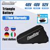 ChamRider 48V batteria Ebike 18650 cella 72V 60V 52V triangolo 30AH 40AH capacità enorme 1500W 2000W Super potente 21700 Bafang
