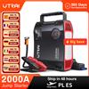 UTRAI 4 In 1 2000A Jump Starter Power Bank 16000mAh 150PSI Compressore d'aria Pompa per pneumatici Caricatore portatile Dispositivo di avviamento per auto Booster
