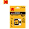 Kodak Scheda di memoria Micro SD KODAK, velocità fino a 100 MB/s, C10 U3, 32GB 64GB 128GB 256GB, scheda TF 4K HD per adattatore lettore di schede USB MicroSD