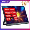 Anmite Monitor touch portatile da 16 pollici Non touch opzionale 1200P HDR 16:10 Per XBox PS4/5 Switch Telefono cellulare PC Loptop Estensione