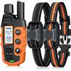 WXRPET Collare di addestramento per cani elettrico da 3300 piedi Comportamento per animali domestici impermeabile con telecomando Per cuccioli da 5-120 libbre con vibrazione degli urti