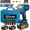 Gisam Gami 1200N.M Torque Brushless Elettrico Impact Wrench 1/2 pollici Cordless Wrench Cacciavite Strumento di Potere Per Makita 18V Batteria Spille