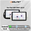 OSSURET 4G 8Core Android Autoradio GPS Stereo Per Fiat 500 2007-2014 Lettore Video Multimediale 2DIN Autoradio DSP Carplay 7862 Unità Principale
