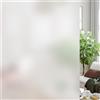 NONE Pellicola per privacy per finestre smerigliata, controllo del calore, blocco UV, rivestimento statico non adesivo riutilizzabile per porte per bagno, casa, ufficio