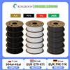 KINGROON Filamento stampante 3D PLA PETG TPU ABS 5KG Fascio Nero Bianco Grigio 1,75mm Senza bolle Plastica 5 rotoli 1 kg, Bobina casuale