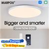 MARPOU Lampada da soffitto a LED MARPOU 80W 50W Lampada moderna dimmerabile intelligente con telecomando Lampada da soffitto per soggiorno Bagno Cucina
