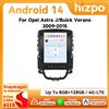 HIZPO Autoradio Android CarPlay Hizpo da 9.7" per Opel Astra J Buick Verano 2009 - 2015, Schermo Stile Tesla, GPS, DSP, 360CAM, Snapdragon6115