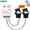 NONE Tuya Smart Life Nuovo WiFi Energy Clamp Meter con Buzzer Allarme di Sovraccarico bidirezionale 1/2 Channel App Monitor Esportazione e Importazione Potenza AC110V/240V