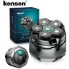 kensen Rasoio Elettrico KENSEN S15 per Uomini Calvi, Rasoio Magnetico 6D, Trimmer per Capelli, Ricaricabile USB, Display LED, Rasatura a Secco/Umido, Rasoio per Barba