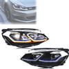 xunder Fari a LED per Volkswagen VW Golf 7 MK7 VII 2013-2017 Indicatori di direzione sequenziali Gruppo lampade anteriori Non si adattano al modello GTI e allo xeno