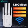 Kebidumei 1200/300Mbps Ripetitore Wifi Amplificatore 2.4G 5G Espansore di Rete Gamma Extender Ripetitore di Segnale WiFi Router Wi-Fi Wireless