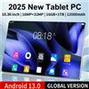 Versione globale 2025 Tablet 16GB RAM 1TB ROM Display da 10.36 pollici Android 13.0 10 Core Tablet PC Dual Wifi Dual SIM Card Support