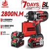 ONEVAN 8000RPM 2800N.M Brushless Elettrico Avvitatore a percussione Cordless Auto Cacciavite Trapano Strumento di Potere Per Makita Batteria Spille