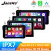 Jansite Schermo di visualizzazione per moto Carplay Moto Navigazione Cruscotto digitale portatile Motobike Android Auto Monitor BT impermeabile
