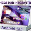 2025 Nuova versione globale 5G Tablet 16GB RAM 1TB ROM Tablet da 10.36 pollici Android 13.0 Pad 10 CoreTablet PC Dual Wifi Dual SIM Card