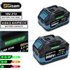 Gisam Gasy 4.0AH 4.5AH Batteria ricaricabile agli ioni di litio per Dirll senza fili/Chiave senza spazzole/Cacciavite per perni batteria Makita 18V