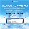 Kingston NV3 SSD 500 GB 1 TB 2 TB NVMe PCIe Gen 4.0x4 Unità a stato solido M.2 2280 SSD interno per laptop desktop - Fino a 6000 MB/s