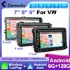 Camecho 7/9 pollici 6 + 128G Android autoradio GPS Carplay per VW Volkswagen Golf 5 6 Touran Passat B6 Polo Jetta Sharan Seat Skoda
