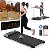 Superun Tapis roulant da passeggio, motore da 2,5 HP, assorbimento degli urti antiscivolo, mini tapis roulant per esercizi di tappetino da passeggio con telecomando per ufficio domestico