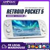 Retroid Pocket 5 Console di Gioco Portatile Android, Lettore di Giochi Retro, Schermo Touch AMOLED da 5.5'', Snapdragon 865, 8GB RAM, 128GB UFS, 5000mAh, WiFi6, BT5.1, Joystick Hall, Raffreddamento