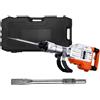 SucceBuy Martello cric demolitore 1500W/2200W/3500W Martello cric Martello demolitore per calcestruzzo Martello cric elettrico resistente 2/4 pezzi Scalpello