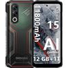 DOOGEE Blade20 Max Telefono robusto 36 GB (12 GB + 24 GB) RAM 1 TB ROM Display da 6,6 '' Batteria da 11800 mAh Telecamera AI da 64 MP Smartphone Android 15