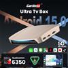 CarlinKit Ultra box Android 15.0 SM6350 Tv Box CarPlay Wireless Android Auto Adattatore wireless Supporto Youtube Netfilx IPTV GNSS
