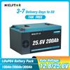 NIELFTOR Batteria al litio LiFePO4 12V 24V 48V 100Ah 200Ah 300Ah Celle BMS integrate di grado A 6000+ ciclo PL Stock UE