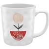 GRUSS & CO Tazza con motivo stampato Relax, in gres porcellanato, 37 cl, multicolore 48458