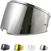 JQF Gear Visiera Casco Moto per FF906 Advant Flip Up Casco,Sostituzione della Visiera della Lente del Casco del Parabrezza del Motociclo,Accessori per Caschi da Moto (Cromo argento)
