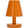 Fatboy - Lampada senza fili ricaricabile Edison - Arancione - policarbonato - Designer De Makers Van