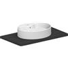 SCARABEO CERAMICHE SCARABEO - WIND R lavabo in ceramica da appoggio 54,5x45cm [bianco lucido] - 8030R