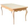 Tavolo rettangolare allungabile classico da cm. 180 x 90, laccato-bianco-puro