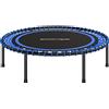 SPORTNOW Trampolino Elastico Fitness a 36 Corde in Acciaio e PP, Ø114x31 cm, Blu | Aosom Italy