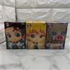 BANPRESTO Q posket Demon Slayer-Kimetsu no Yaiba-Tanjiro Zenitsu Inosuke Figure set di 3
