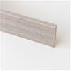 MASTRO GABRIELE Battiscopa in MDF rovere grigio mm 14x80x2400