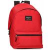 Pepe Jeans unisex. 63324A5 Zaino per laptop colorato Aris rosso [2848107], Casual, Poliestere