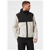 Helly Hansen per uomo. 53678 Cappotto in pile Patrol beige e nero [2890387], Casual, Sportivo, Multisport, Poliestere