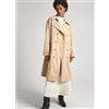 Pepe Jeans per donna. PL402318 Trench stellato marrone [3080975], Casual, Poliestere, Manica lunga