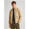 Pepe Jeans per uomo. PM402873 Giacca Vachel beige [3082061], Casual, Cotone, Manica lunga