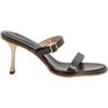 Neosens per donna. 331941101003_001 Sandali in pelle S3194 nero -Altezza tacco 8cm- [3083802], 5 a 8cm, Nessuno, Casual, Da sera