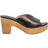 Neosens per donna. 332741101003_001 Zoccoli in pelle S3274 nero -Altezza tacco 8cm- [3083821], 5 a 8cm, Nessuno, Casual