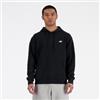New Balance per uomo. MT41511 Felpa in pile Sport Essentials nera [3177643], Nero, Casual, Cotone