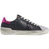 Pepe Jeans per donna. PLS31574 Sneaker Lane City in pelle nera [3184425], Nero, Basso, Stringhe, Casual