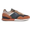 Pepe Jeans per uomo. PMS40021 Scarpe da ginnastica in pelle marrone London Grade [3184468], Basso, Camoscio, Stringhe, Casual, Multicolore