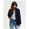 Gant per donna. 4770324 Blazer Club blu scuro cucito a mano [3223617], Casual, Lana, Navy