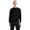 A|X Armani Exchange per uomo. XM000338AF12291UC001 Maglione in misto cotone nero [3249834], Casual