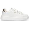 Liu Jo per donna. BF5059PX748S1052 Sneakers in pelle conciata bianca [3250337], Bianco, 3 a 5cm, Stringhe, Casual