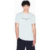 A|X Armani Exchange per uomo. XM001074AF10356U9018 Maglietta blu classica [3271187], Casual, Cotone, Manica corta